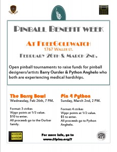 Pinball benefit week