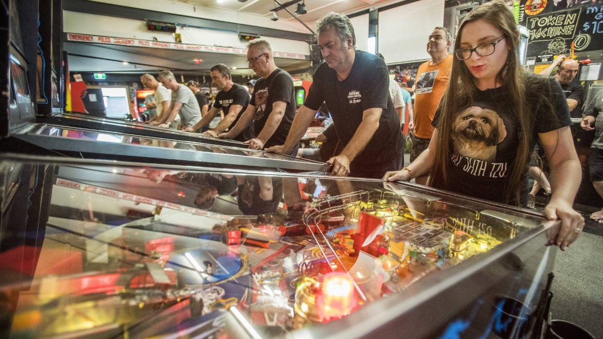 Danni reigns at National Pinball Championships Danni reigns at
