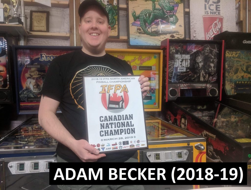 Canadian National Pinball Champion Hall of Fame